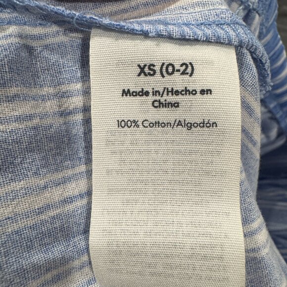 NWOT No Boundaries Viral Blue Striped Wide Leg Pants - Picture 5 of 6